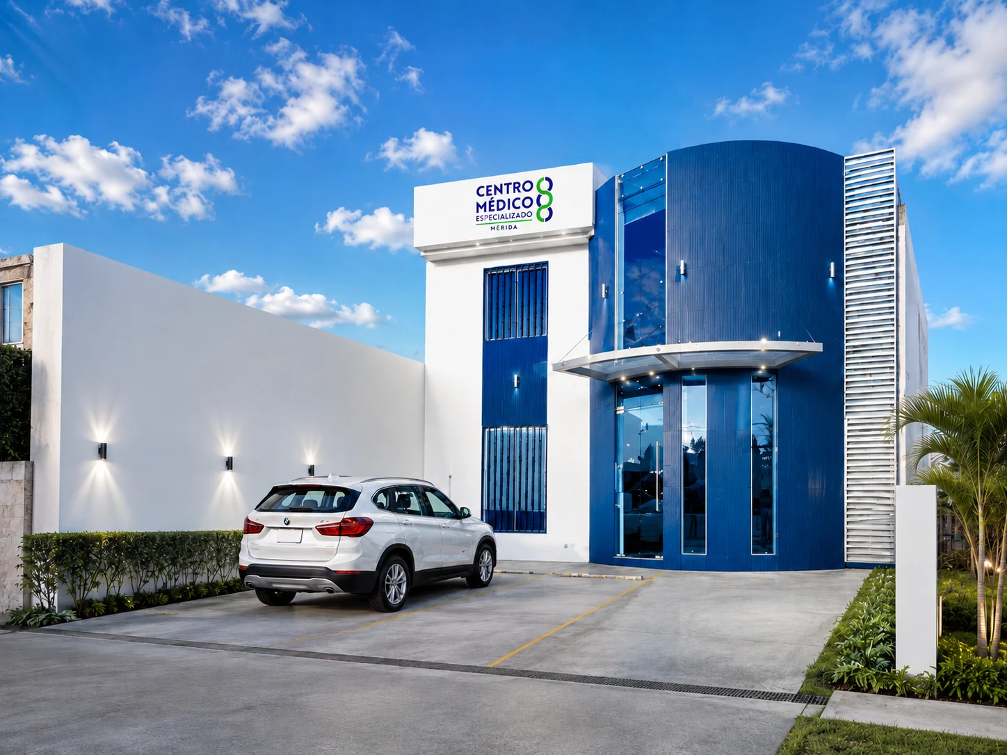 Fachada del Centro Médico Especializado Mérida